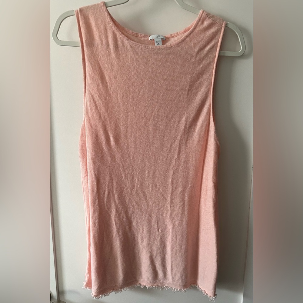 J. Jill Light Pink Sleeveless Tank Top